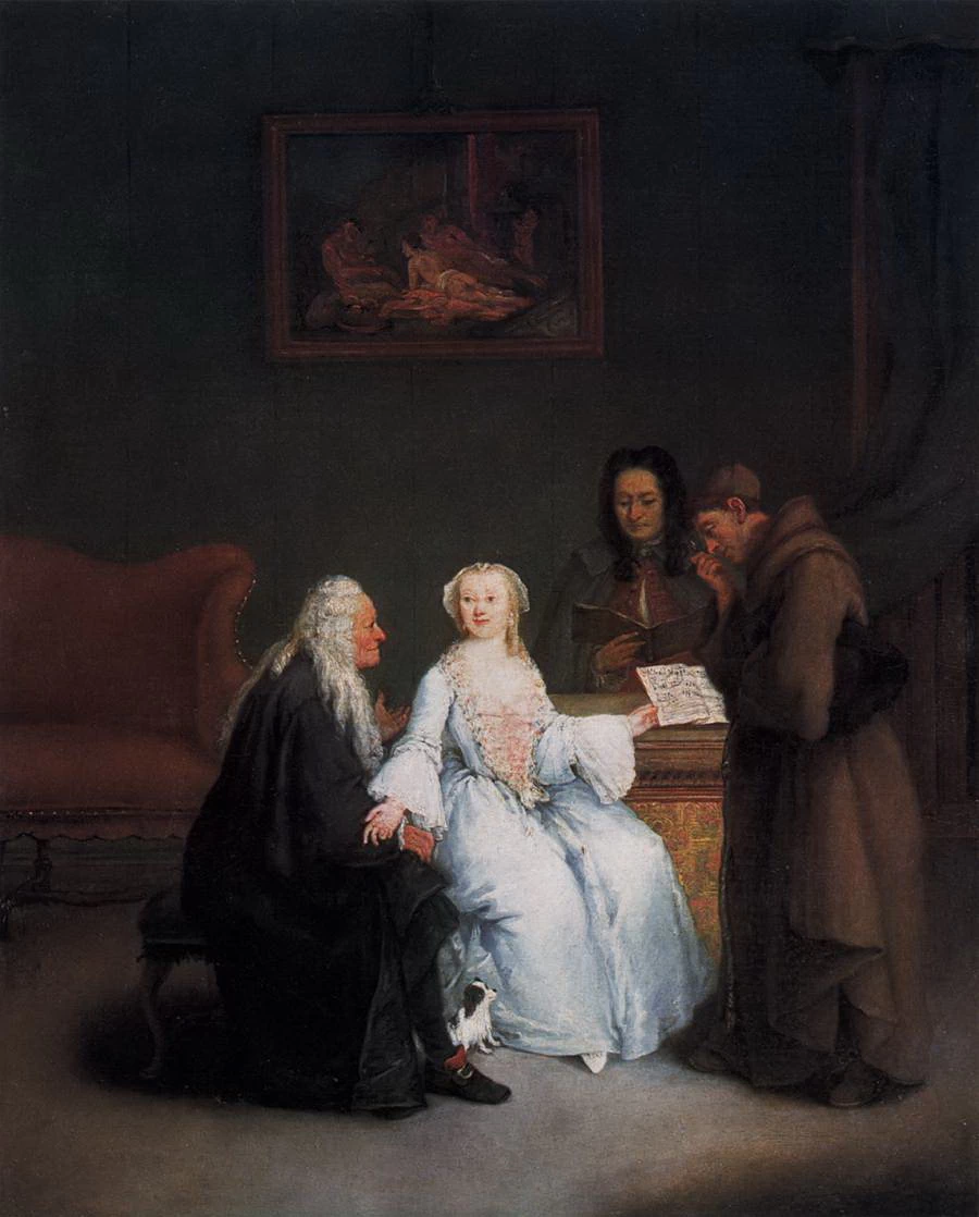 Lezione di musica - Staatliche Museen, Berlin